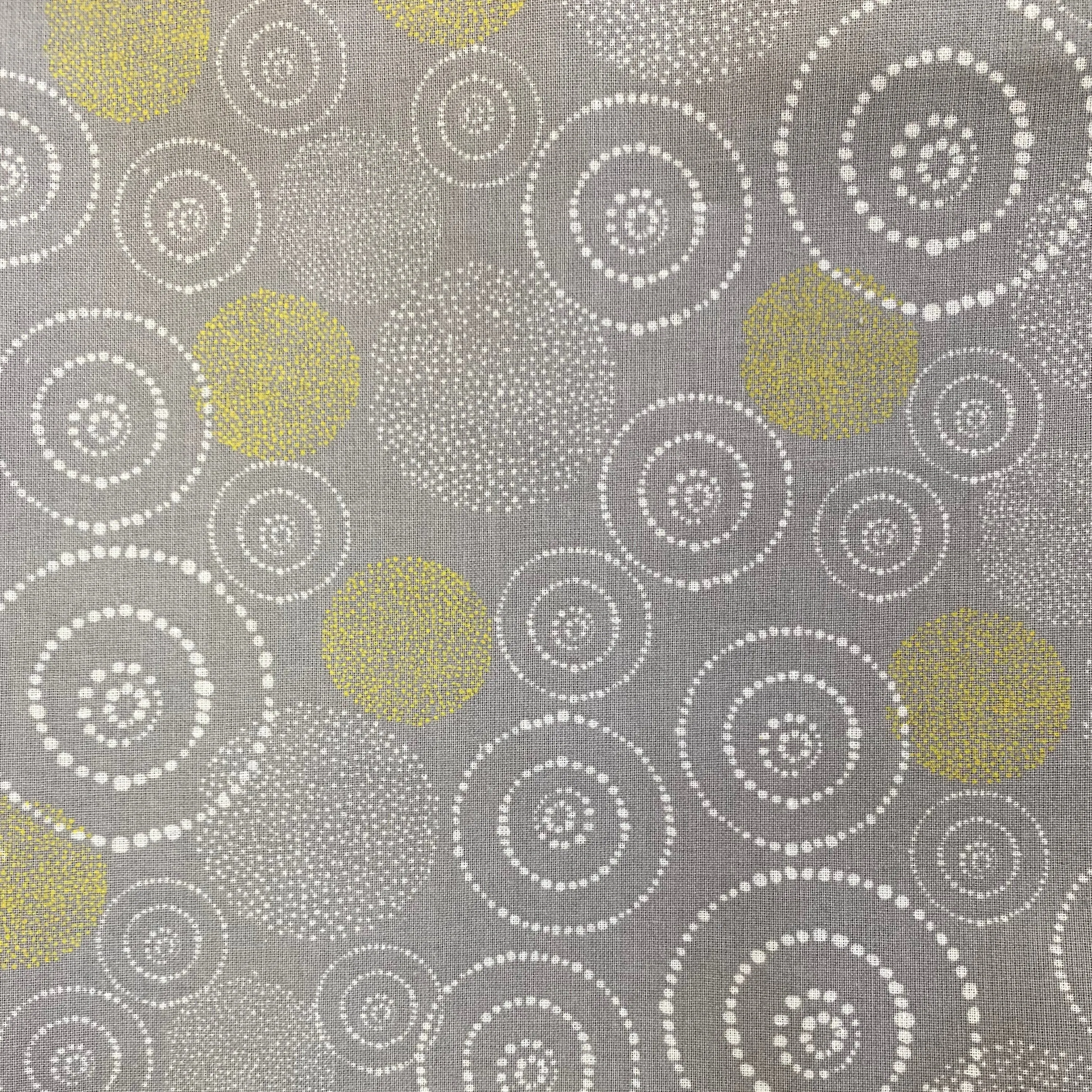 100% Cotton  - Dotted Circles - Sold by Half Metre