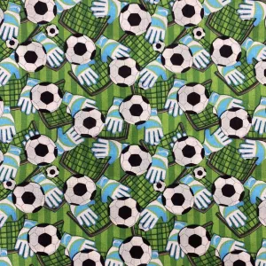 100% Cotton  - Goal!!!!! - £8.50 Per Metre - Sold by Half Metre