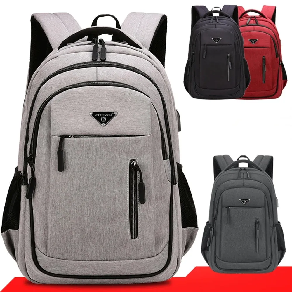 15.6 Inch /17.3 Inch Laptop Backpack For Men Women Computer School Travel Business Bags With USB Earphone Charging Port Day Pack