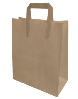 250 Pieces Brown SOS Paper Carrier Bag Jumbo External Handles 525 x 380 x 175 mm 35188 (Parcel Rate)