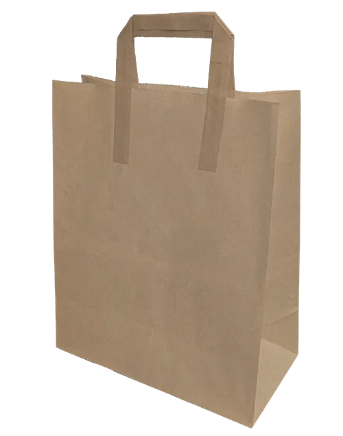 250 Pieces Brown SOS Paper Carrier Bag Jumbo External Handles 525 x 380 x 175 mm 35188 (Parcel Rate)