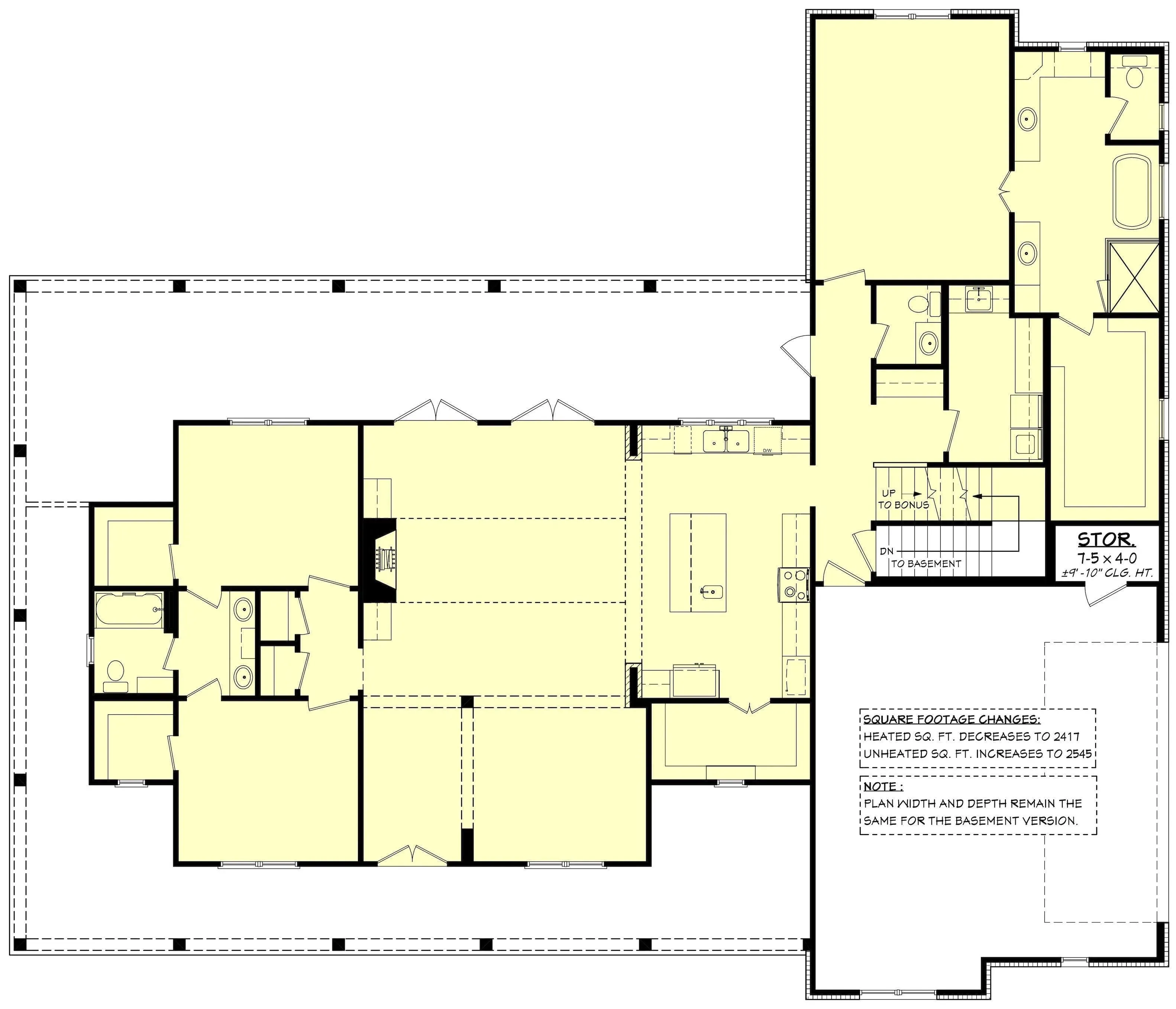 3-Bedroom, 2,428 Sq Ft Ranch with Spacious Porches and Bonus Room