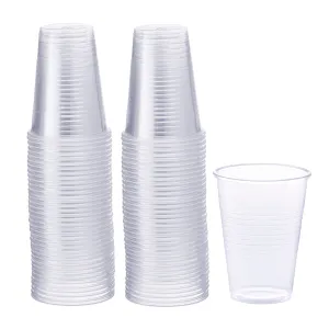 9 oz. Clear Disposable Plastic Drinking Cups