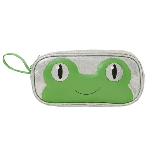 Accessorize London Green Frog Pencil Case