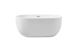 Allegra 54" Soaking Roll Top Bathtub