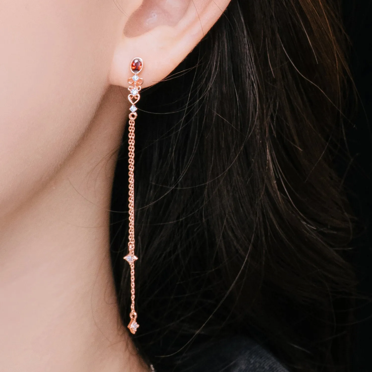 Allure Long Drop Earrings