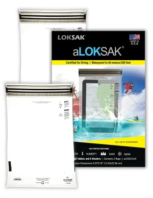 aLOKSAK Element Proof Bag 6" X 9" (2 Pack)