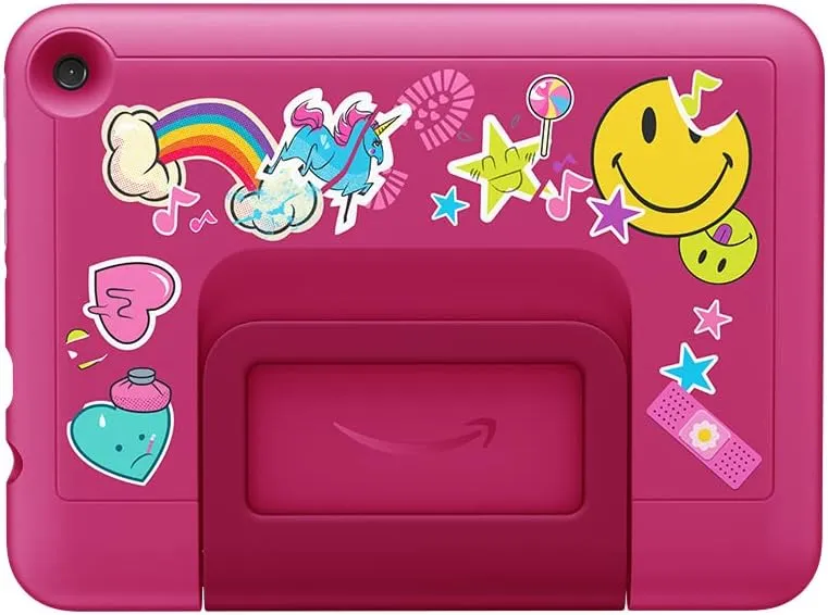 Amazon Kid-Friendly Case for Fire 7 (12th Gen, 2022) - Rainbow Universe Design, Ages 6 