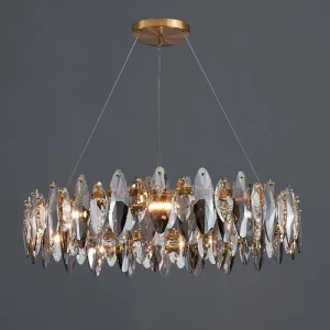 Amber Crystal Chandelier