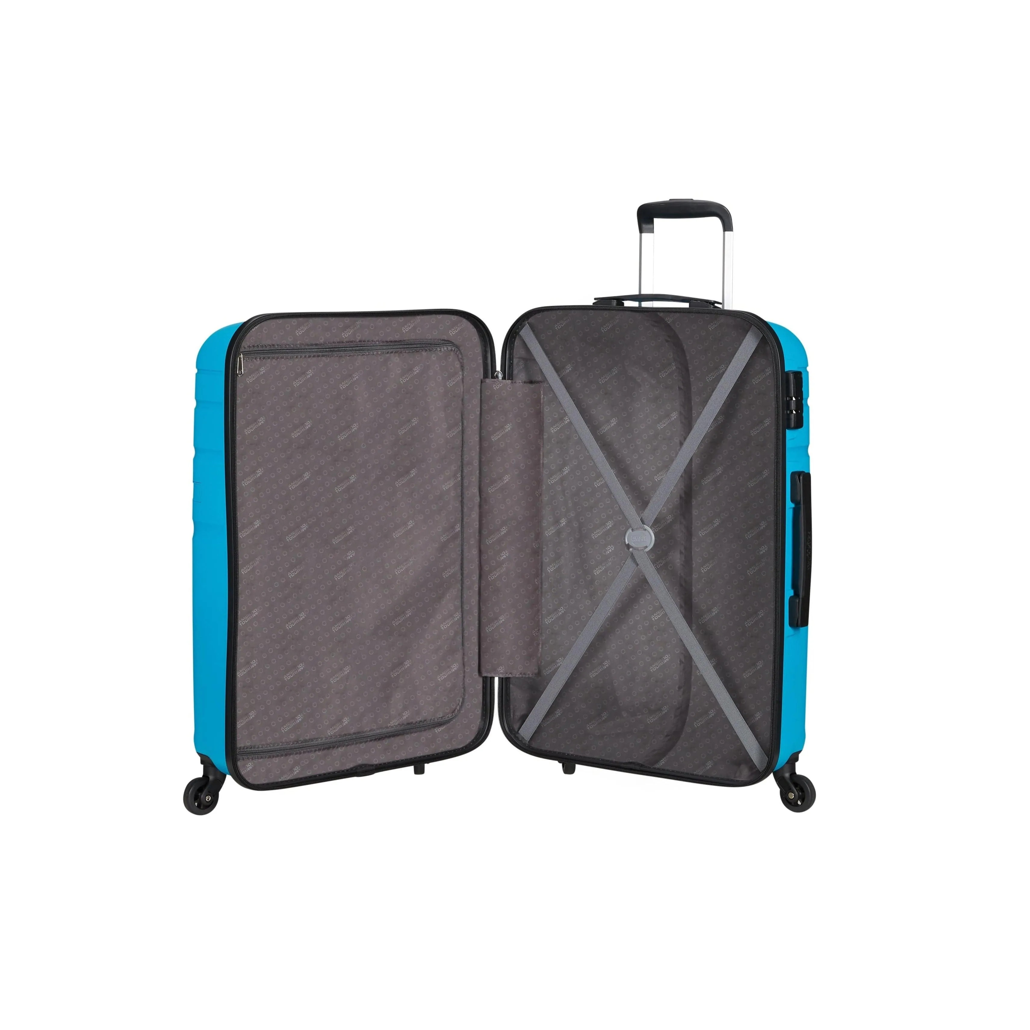 American Tourister Upland Spinner Suitcase 79cm Light Blue