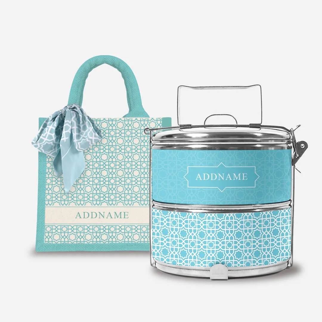 Annas - Lunch Tote Bag with Two-Tier Tiffin Carrier