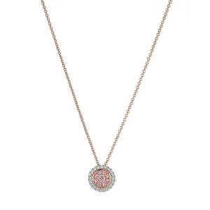 Argyle Pink Diamond Halo Pendant