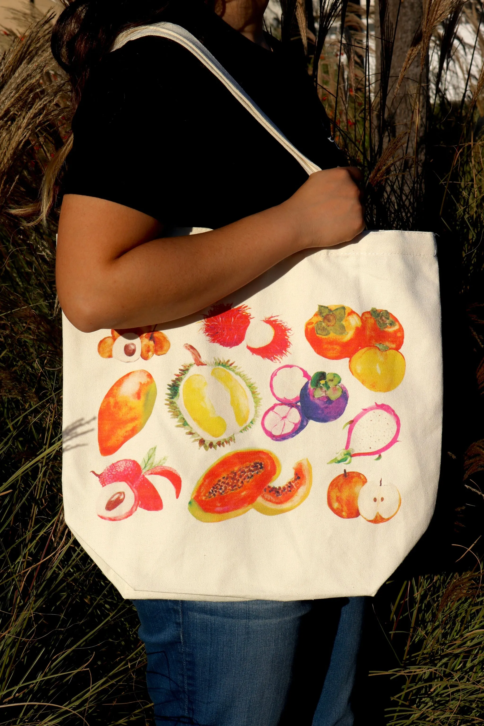 Asian Fruit Tote Bag