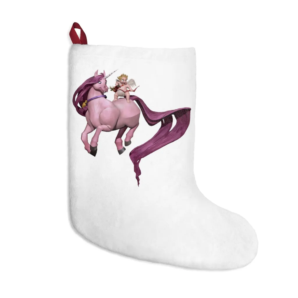 Baby Cupid and Horse Christmas Stockings