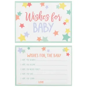 Baby Shower Wishes for Baby Cards - 24 Pkt