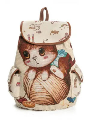 Backpack Drawstring Printing Backpacks For Teenage Girls