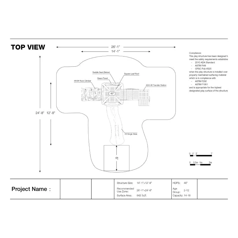 Beaming Jamboree - Leaf Roof | Commercial Playground Equipment