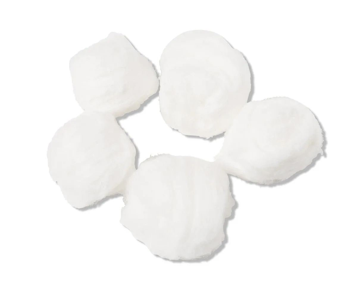 BIOSEAL COTTON BALLS. COTTON BALL, LARGE, 2/PK, 100 PK/CS. , CASE