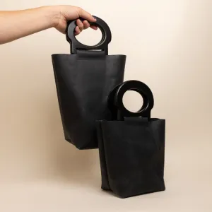 Black/Black Cherry Picnic Tote