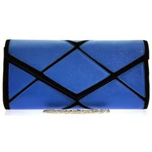 Blue Criss Cross Bag