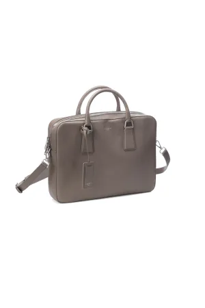 Briefcase en cuir grainé