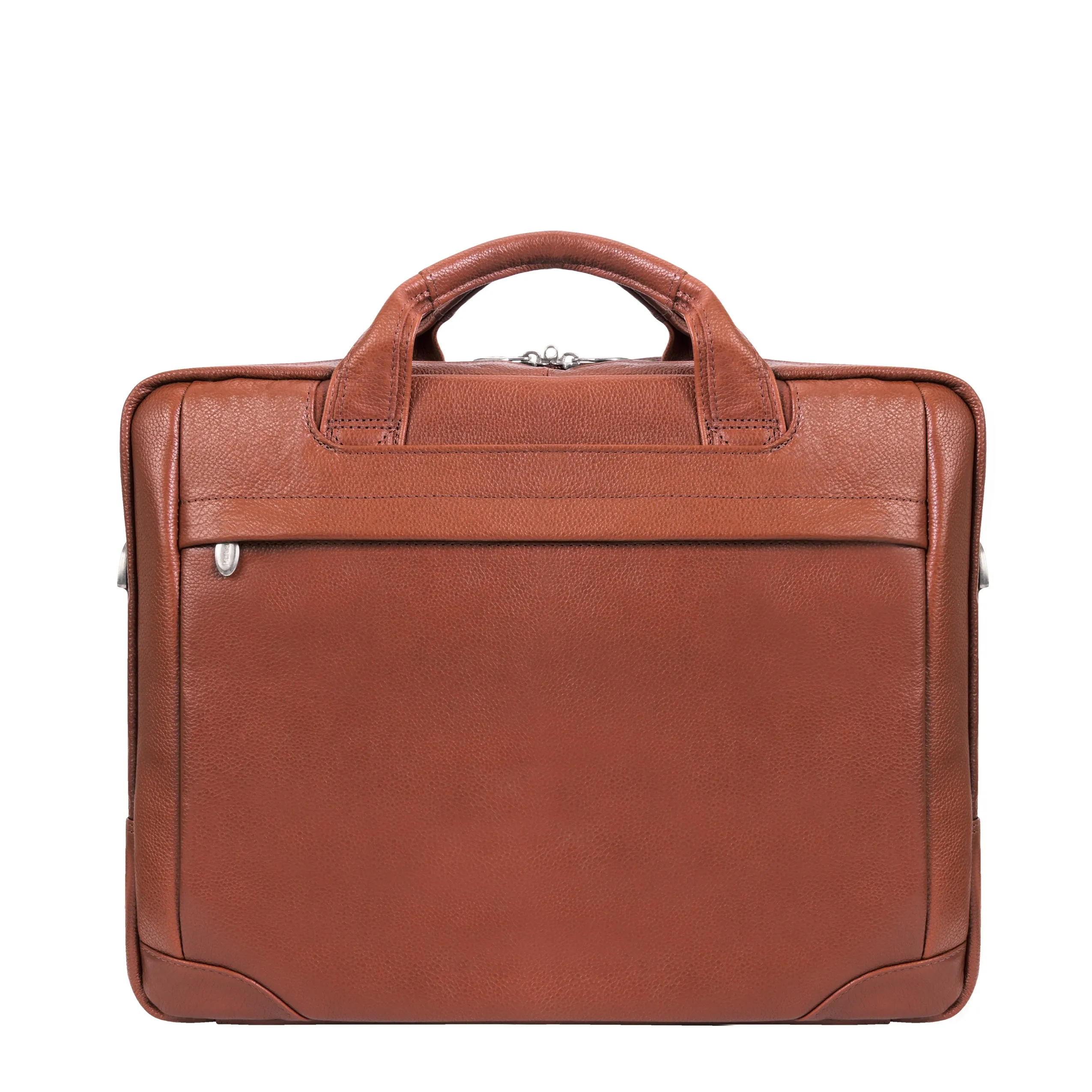 BRONZEVILLE | 15" Medium Leather Laptop & Tablet Briefcase