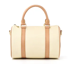 ButterCream Togo and Vachetta Leather - Mini Boston bag