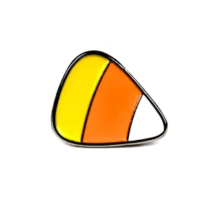 Candy Corn Enamel Art Pin