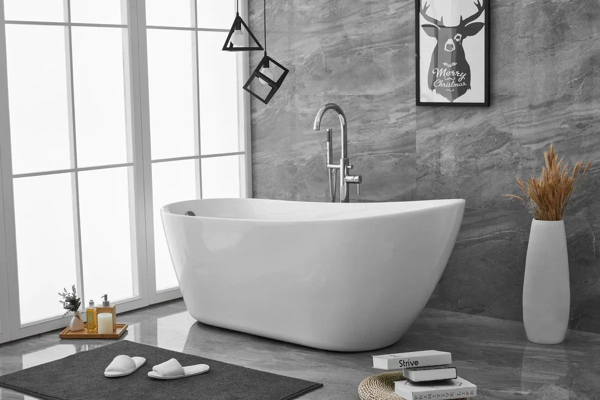 Chantal 67" Soaking Single Slipper Bathtub