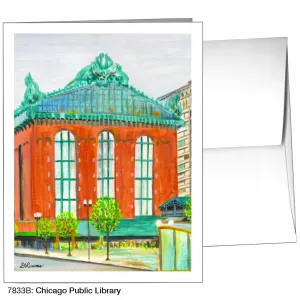 Chicago Public Library, Greeting Card (7833B)