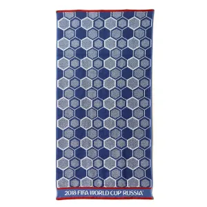 Christy Unisex FIFA Hexagon Bath Towel - Blue