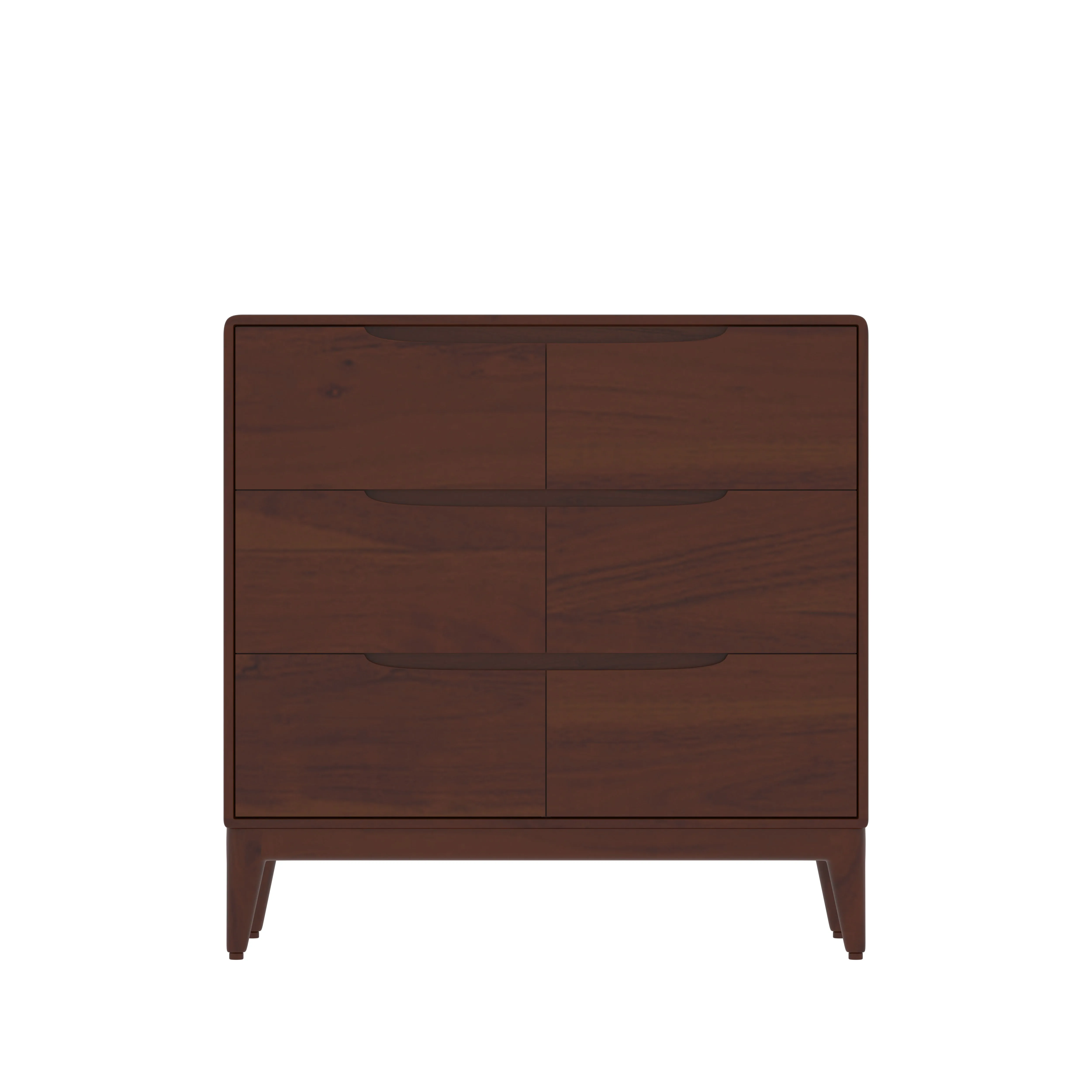 Classic Handmade Multi-Storage Plain Finished Wooden Bedside