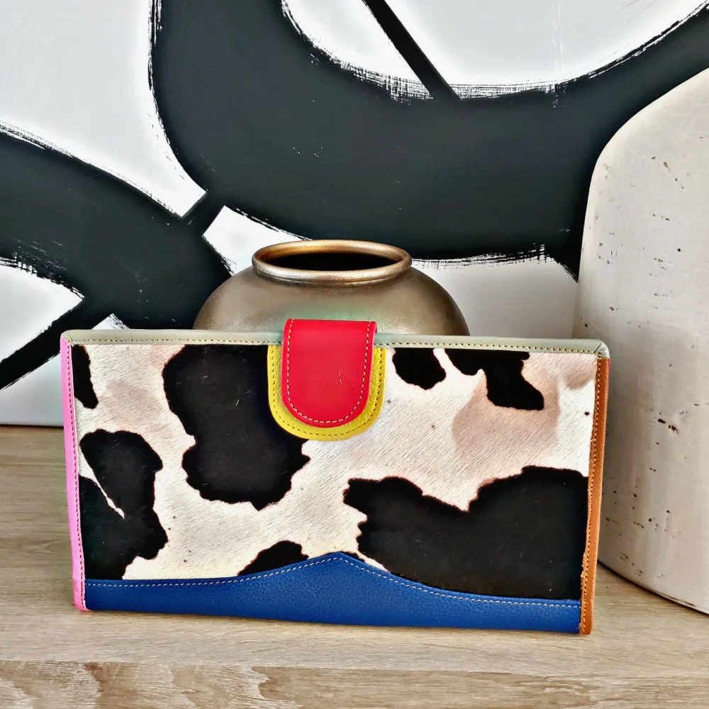 Color  Block Oversized Wallet