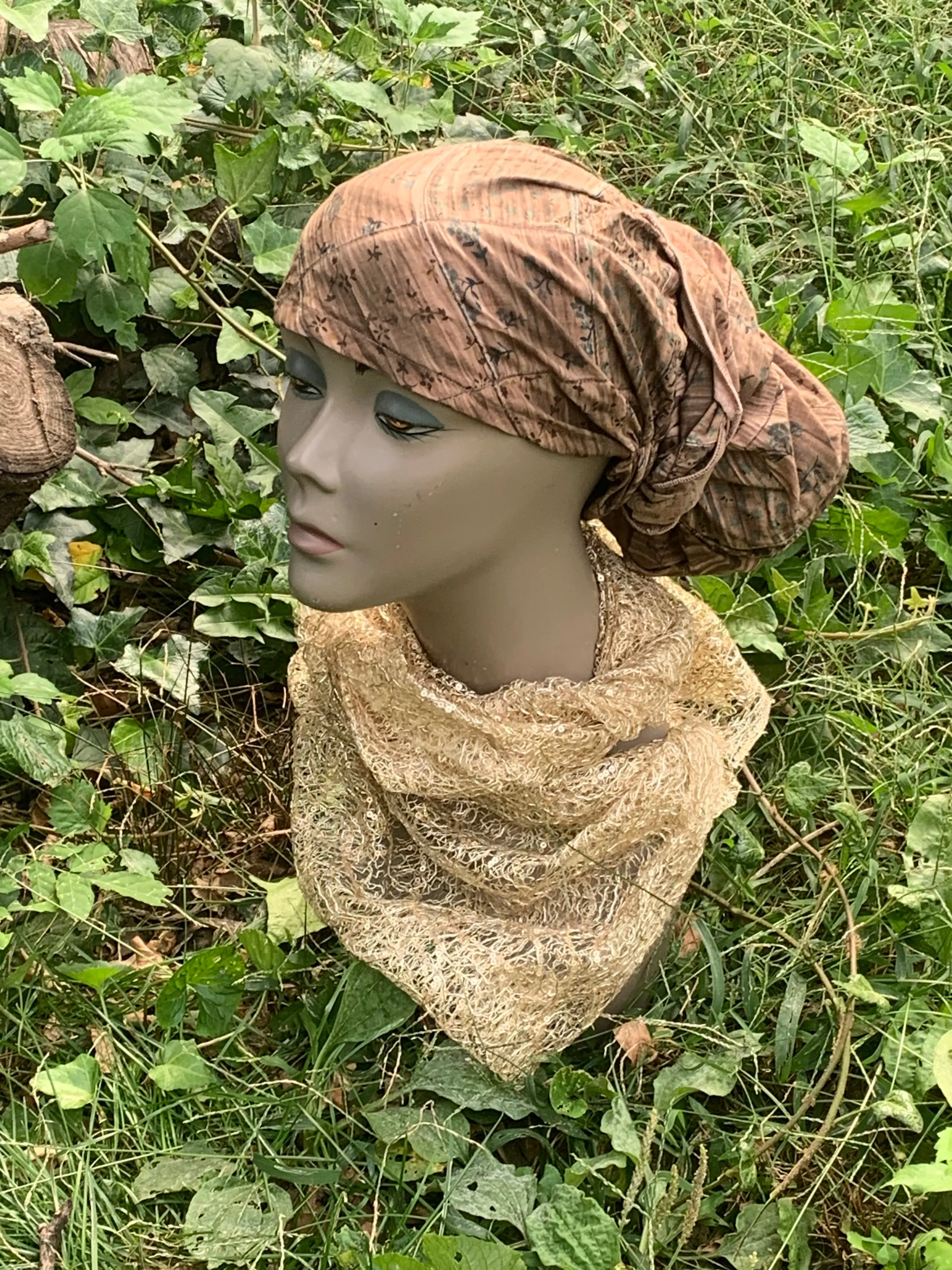 Cotton Headscarf For Women | Pre tied Hair Scarf | Volumizer |Fashion Headwear For Women |