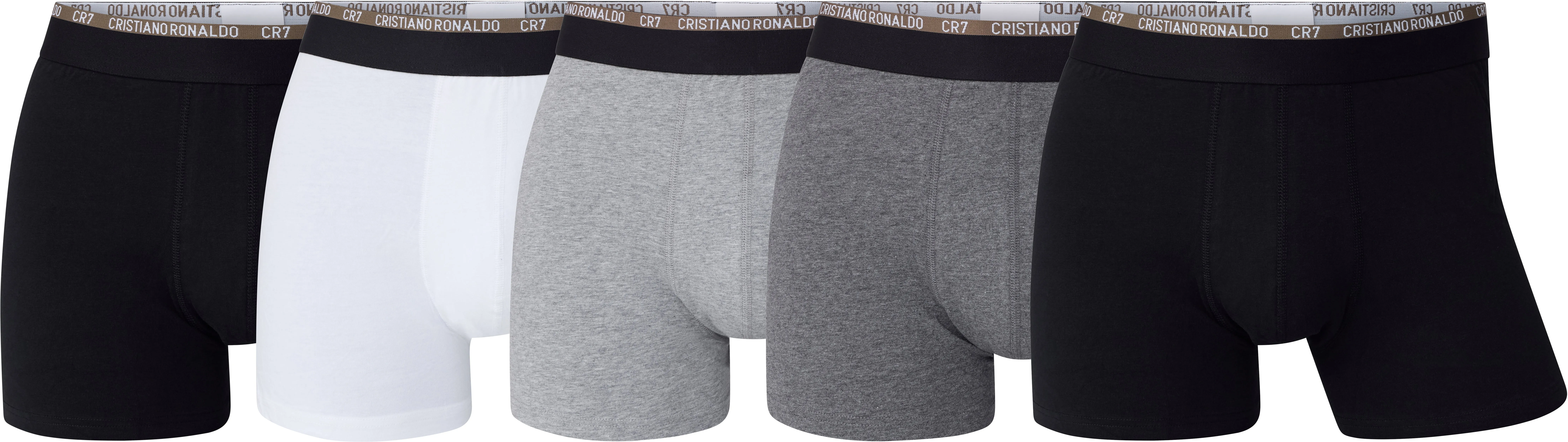 CR7 Men's 5-Pack Cotton Blend Trunks