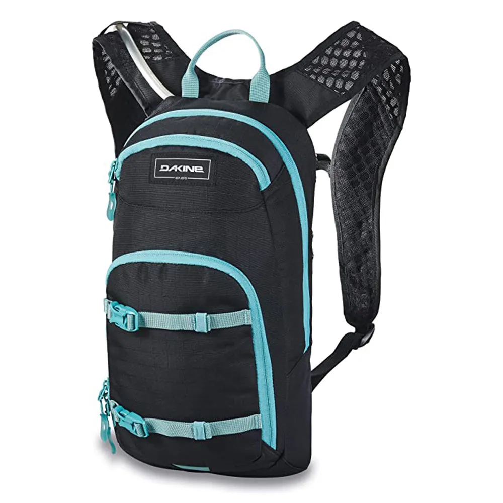 Dakine Women's Session 8L Premium Lightweight Breathable Backpack - 10003425-BLACK/MOSS