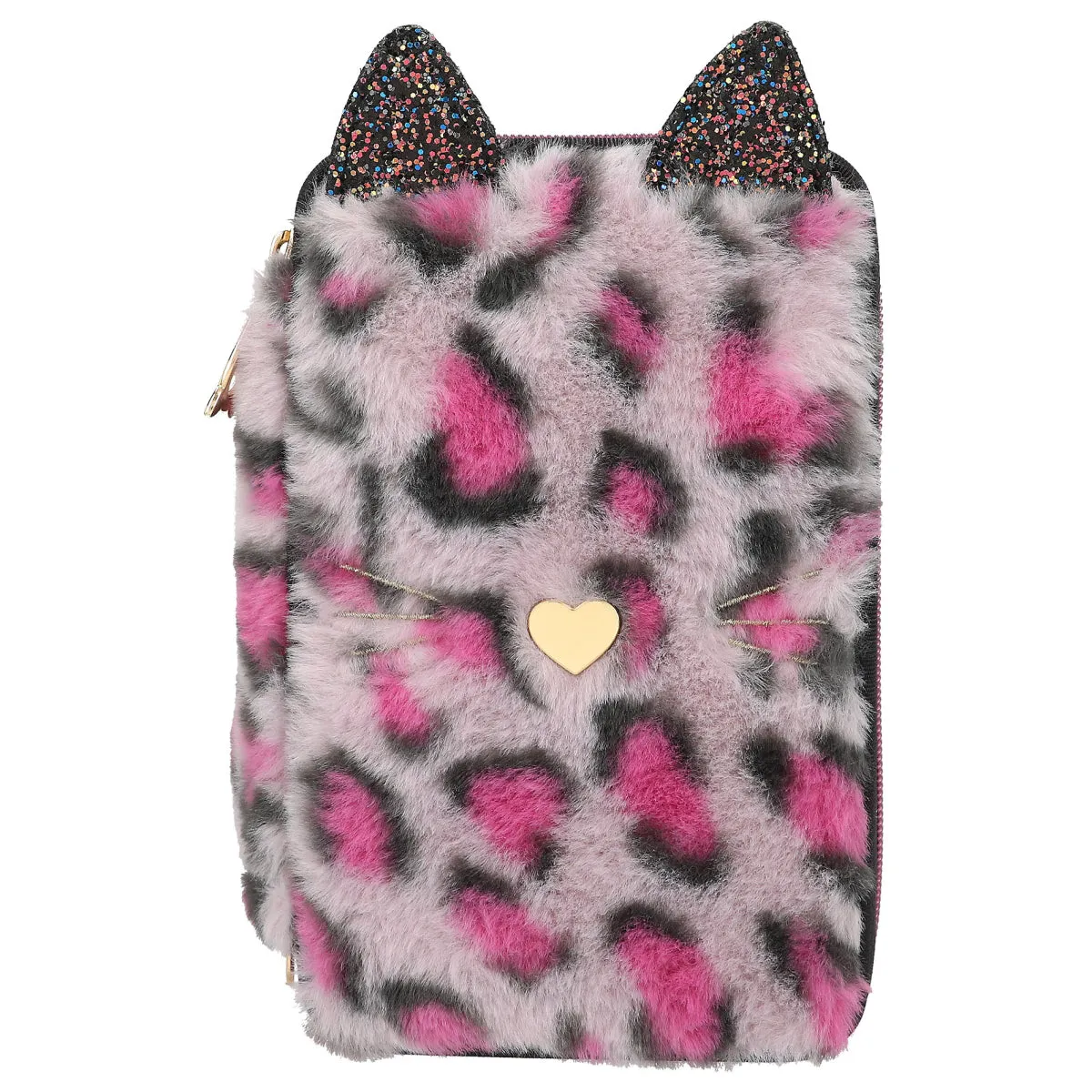 Depesche TOPModel 3-Compartment Pencil Case Leo Rebel Kitty