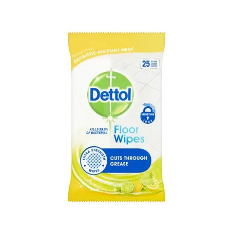 Dettol Floor Wipes (25 Pack)