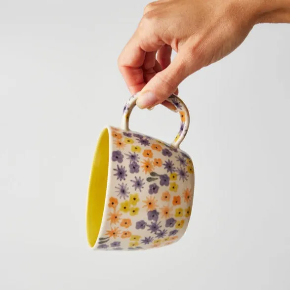 Ditsy Mug Chartreuse