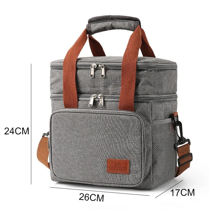 Double Layer Insulated Outdoor Picnic Bag