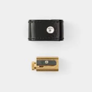 Dux Brass Pencil Sharpener with Case