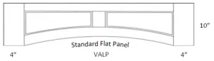 EB10-VALP-42 Elegant White Valance