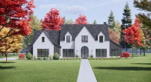 Elegant Family Home Plan with Spacious Design and Modern Amenities