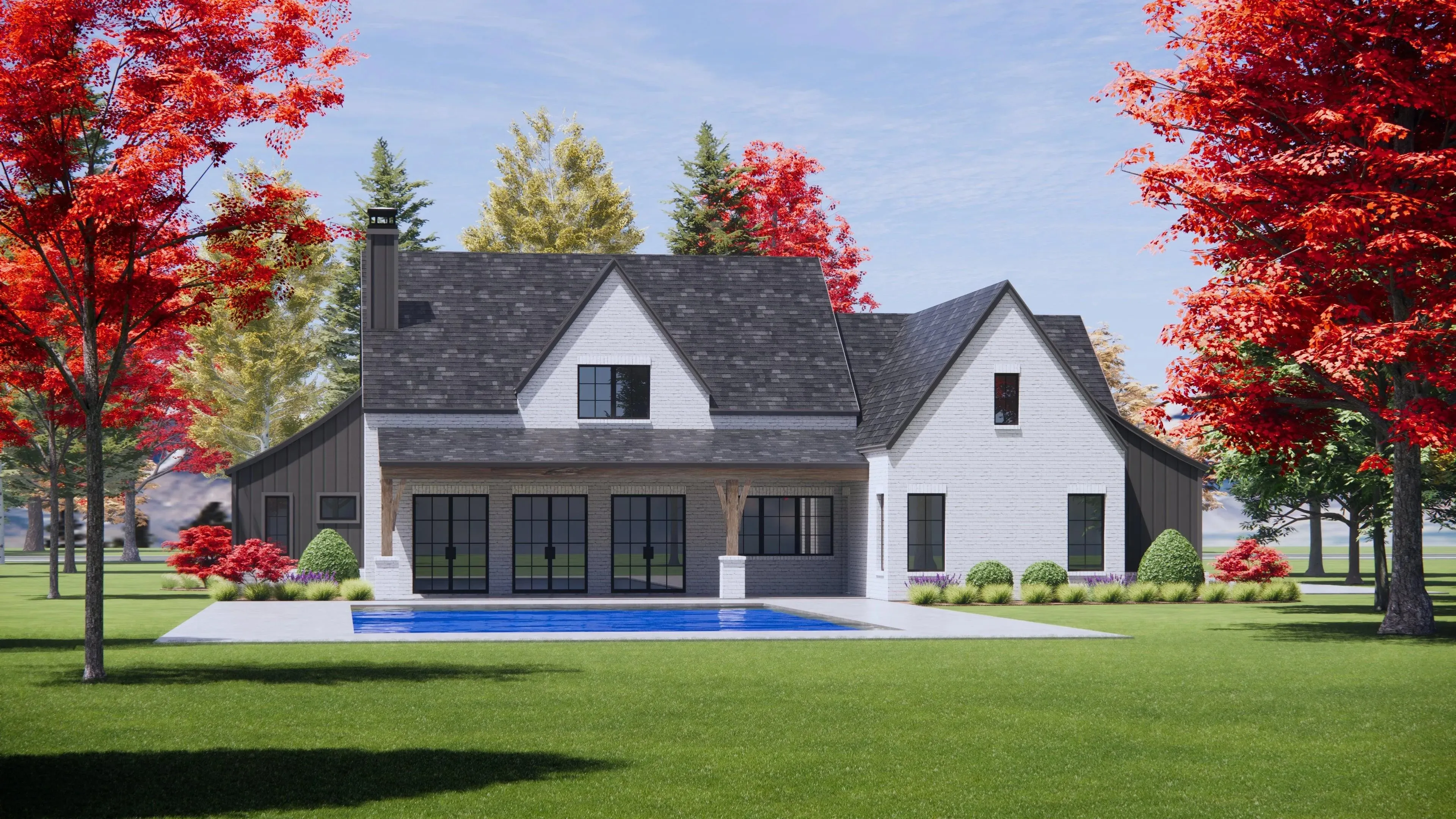 Elegant Family Home Plan with Spacious Design and Modern Amenities