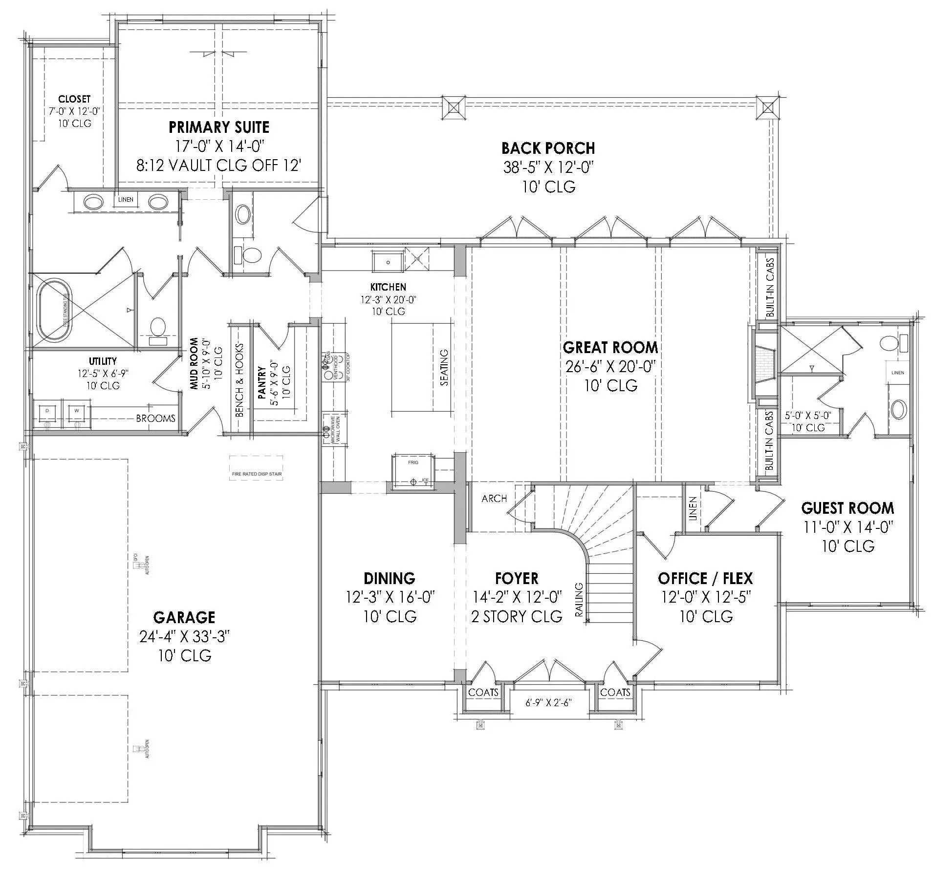 Elegant Family Home Plan with Spacious Design and Modern Amenities