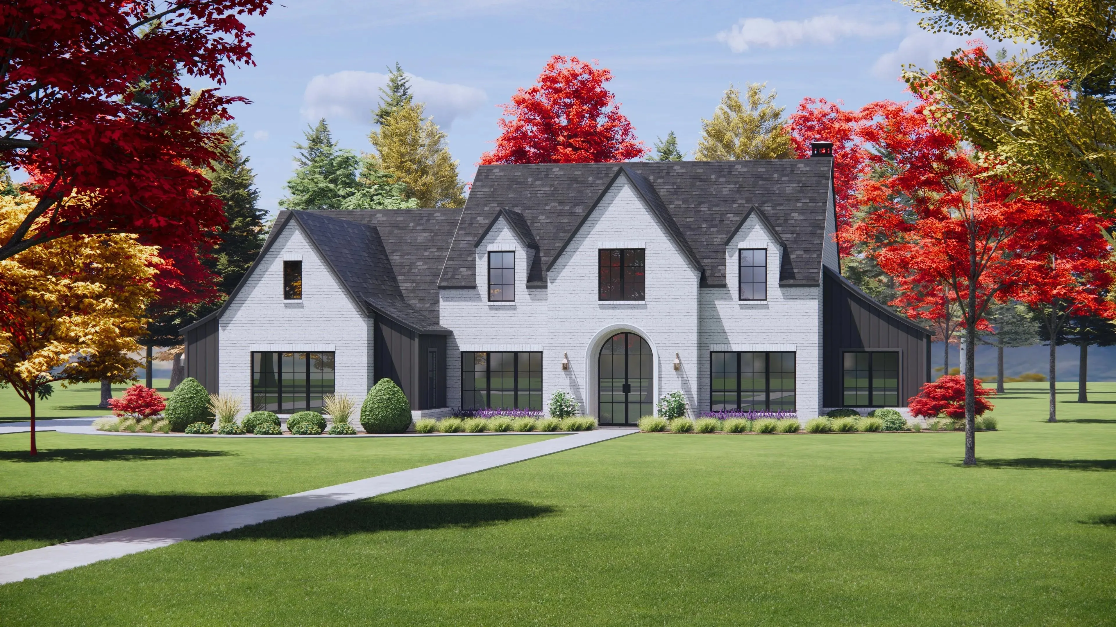 Elegant Family Home Plan with Spacious Design and Modern Amenities