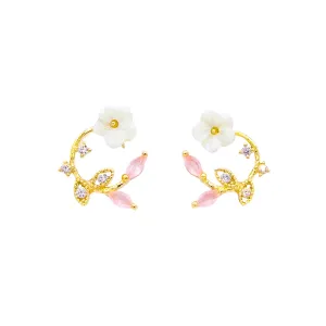 Elegant Pink Earrings