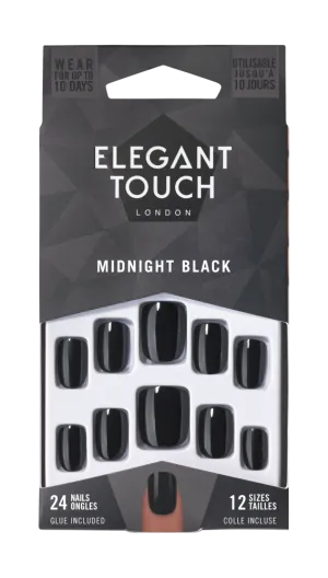 Elegant Touch Nails Midnight Black