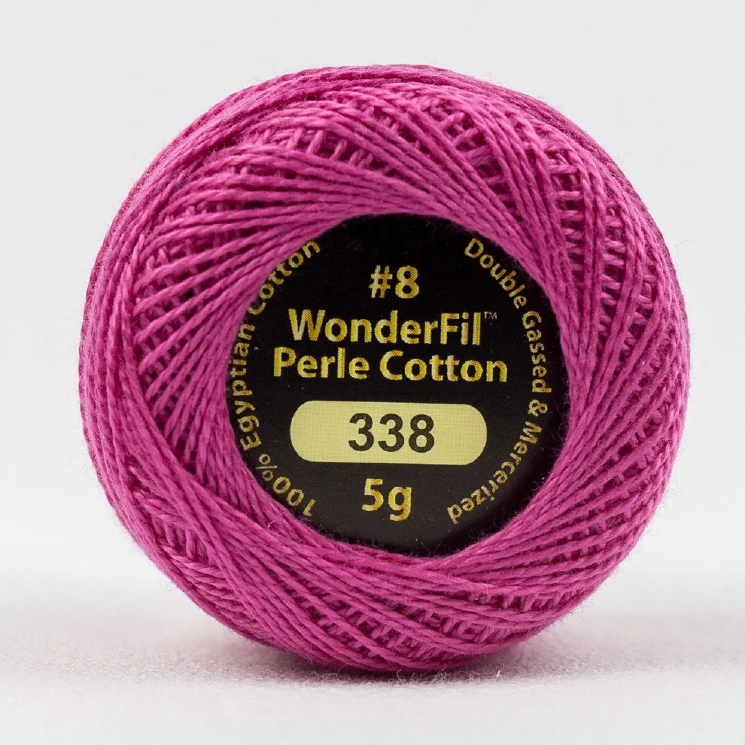 Eleganza #8 Perle Cotton by WonderFil | EL5G-338 Azalea | 5 grams