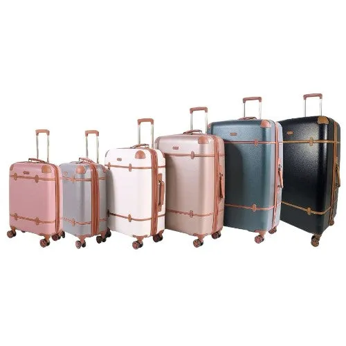 Fantana ABS With PC LICHEE Pattern 4 Wheel Spinner Trolley Case - 28" Large